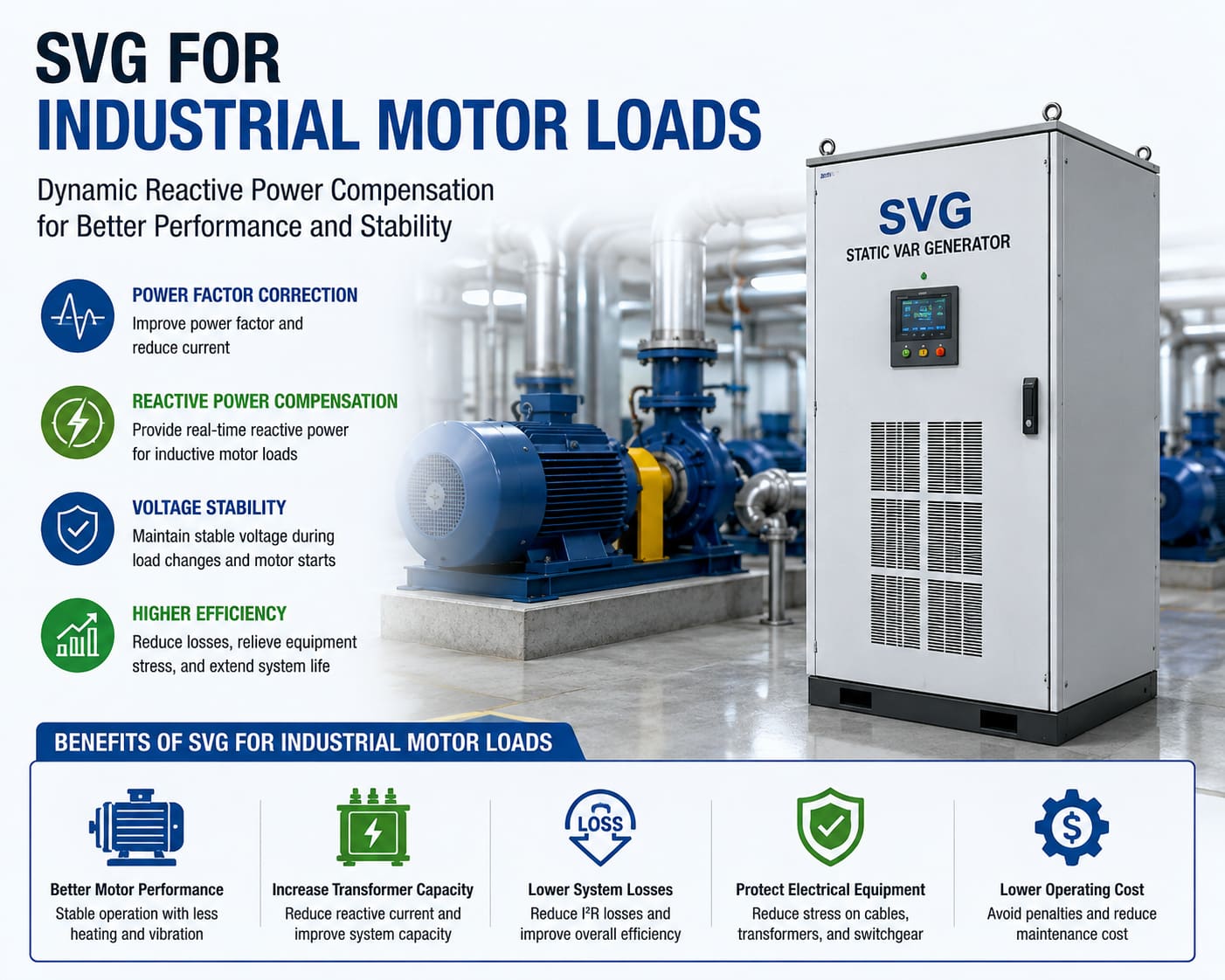 SVG for Industrial Motor Loads