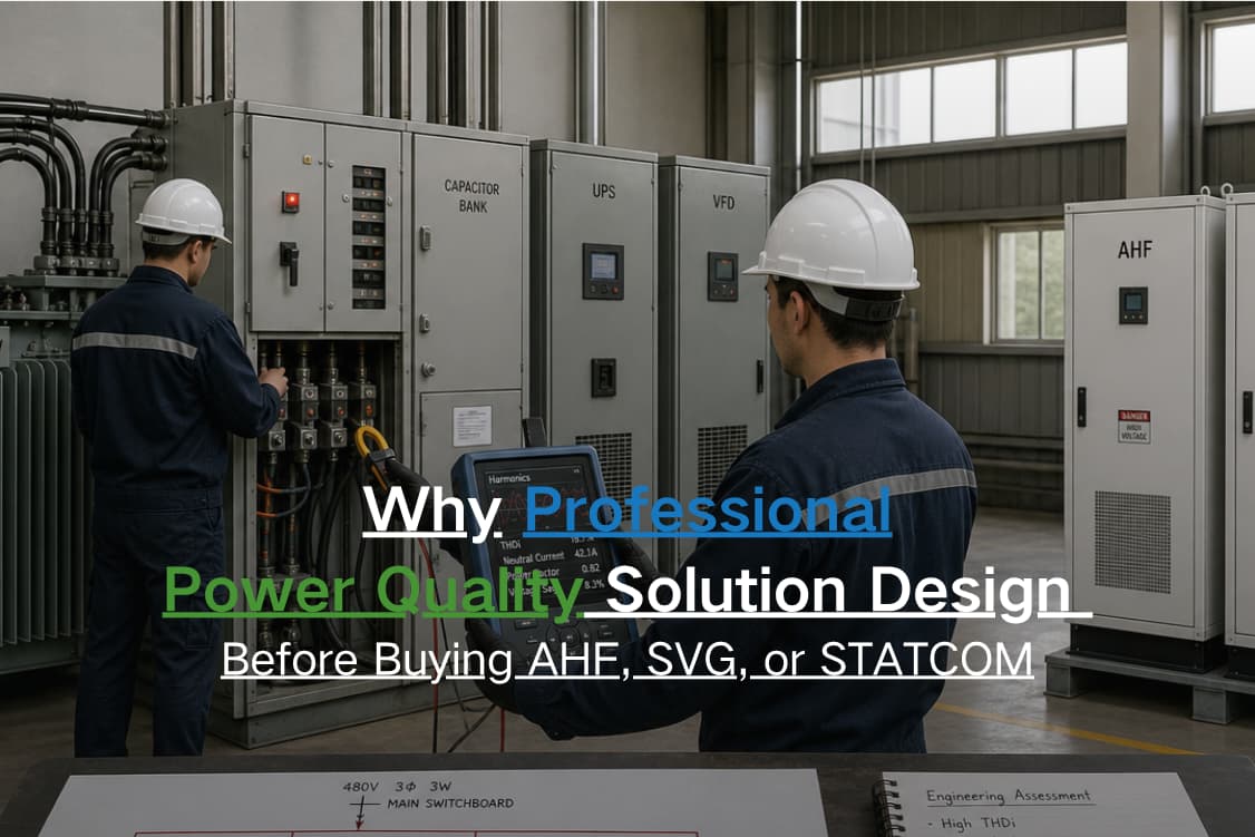 Warum professionelles Stromqualitätsdesign vor dem Kauf von AHF, SVG oder STATCOM